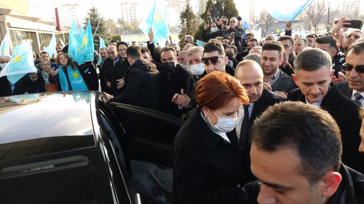 İYİ Parti Lideri Akşener, Kayseri'ye geldi